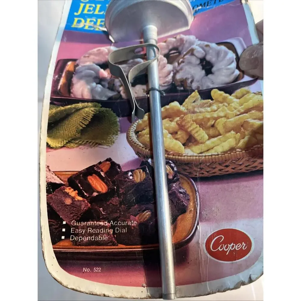 Vintage Cooper Candy Jelly & Deep Fry Thermometer No.522